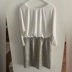 Vince Camuto Dress Sequin Chevron Size 6 ✨✨